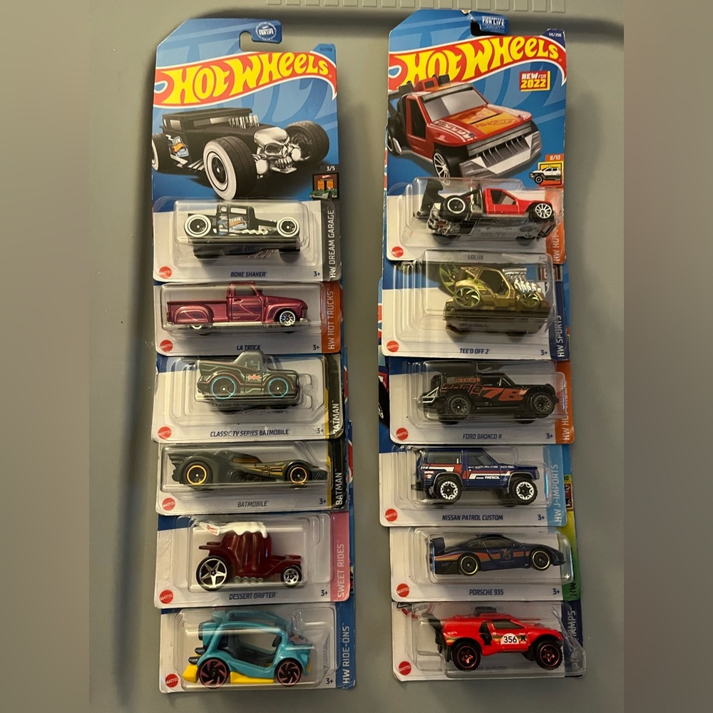 Mystery lot of hot wheels - 12 cars in each purchase